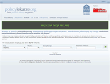Tablet Screenshot of polscylekarze.org